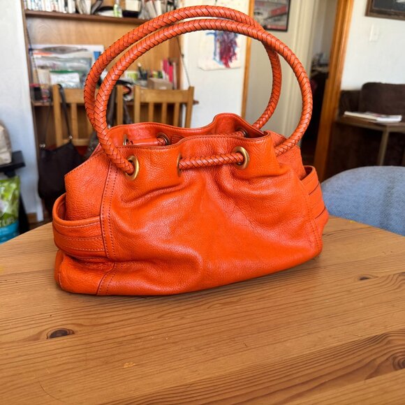 Cole Haan Leather Satchel - Picture 1 of 4